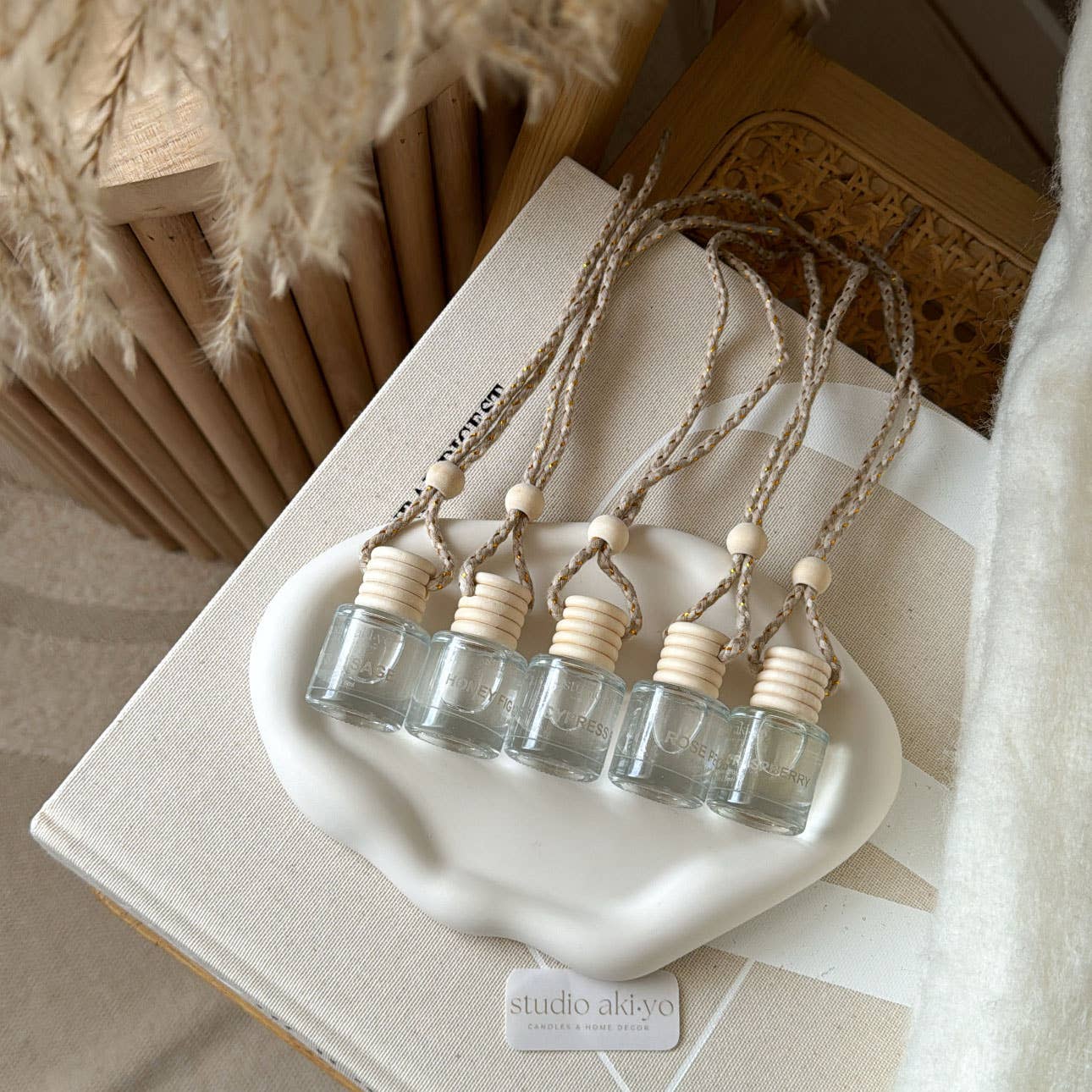Car Diffuser Honey Fig + Ginger | Hanging Air Diffuser: Honey Fig + Ginger