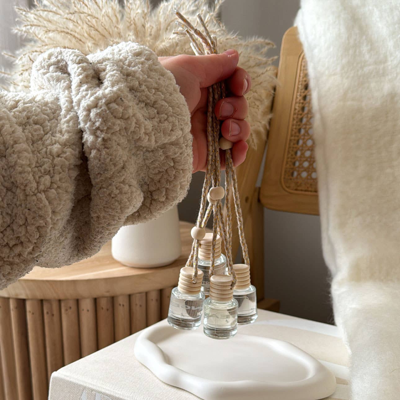 Car Diffuser Sea Salt + Sage | Hanging Air Diffuser: Sea Salt + Sage
