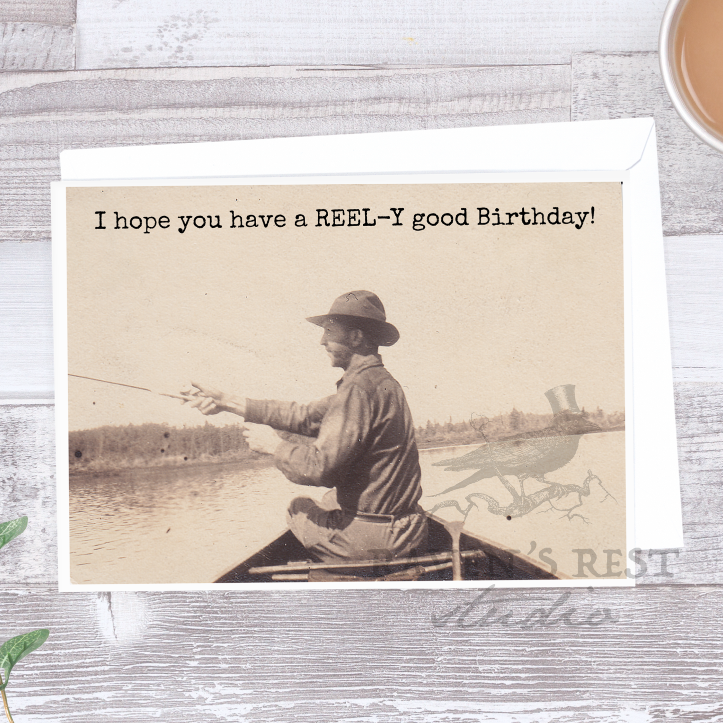 I Hope You Have A REEL-Y Good Birthday! Birthday Card.