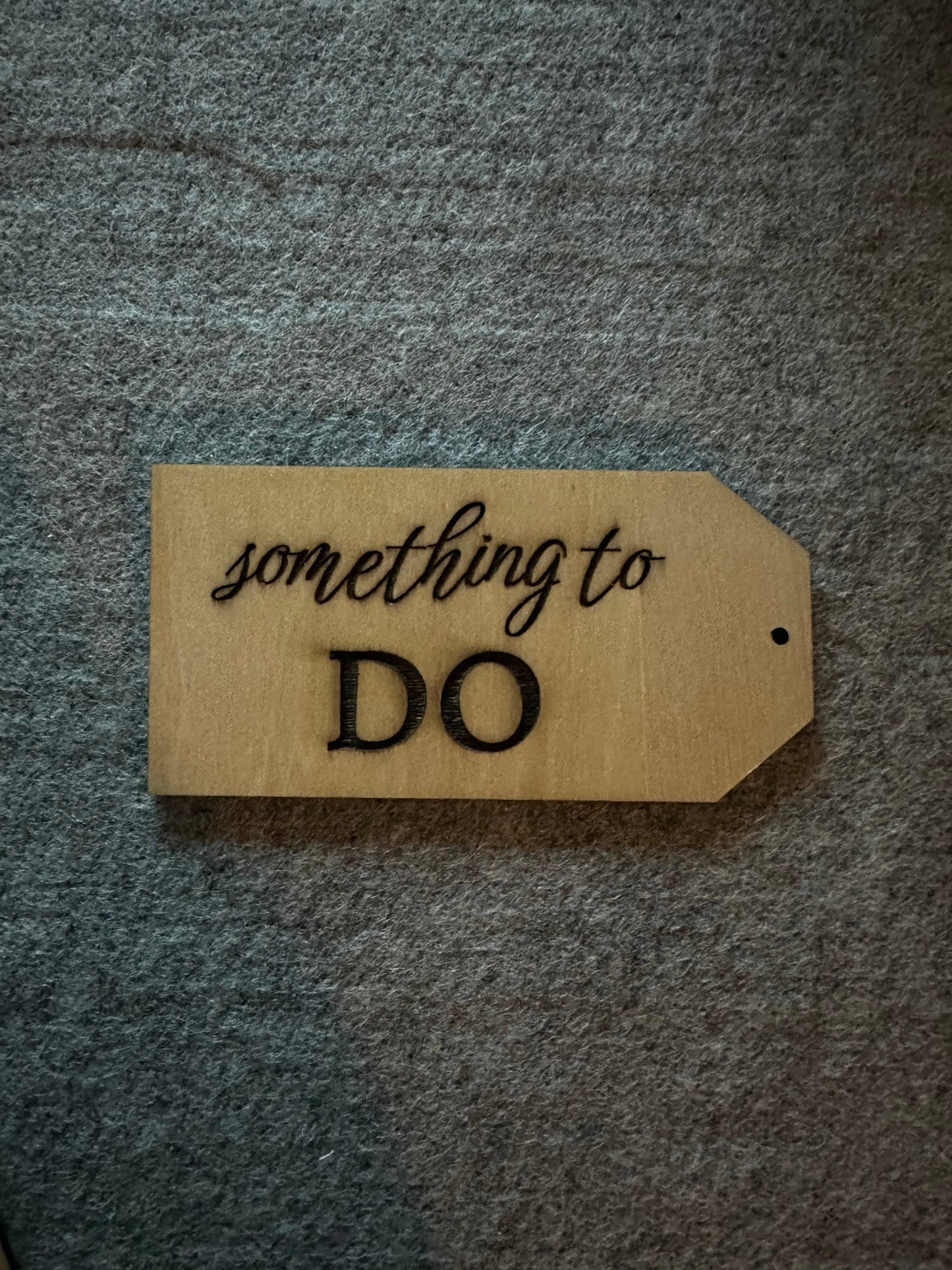 Jumbo Christmas Tag - stain finish