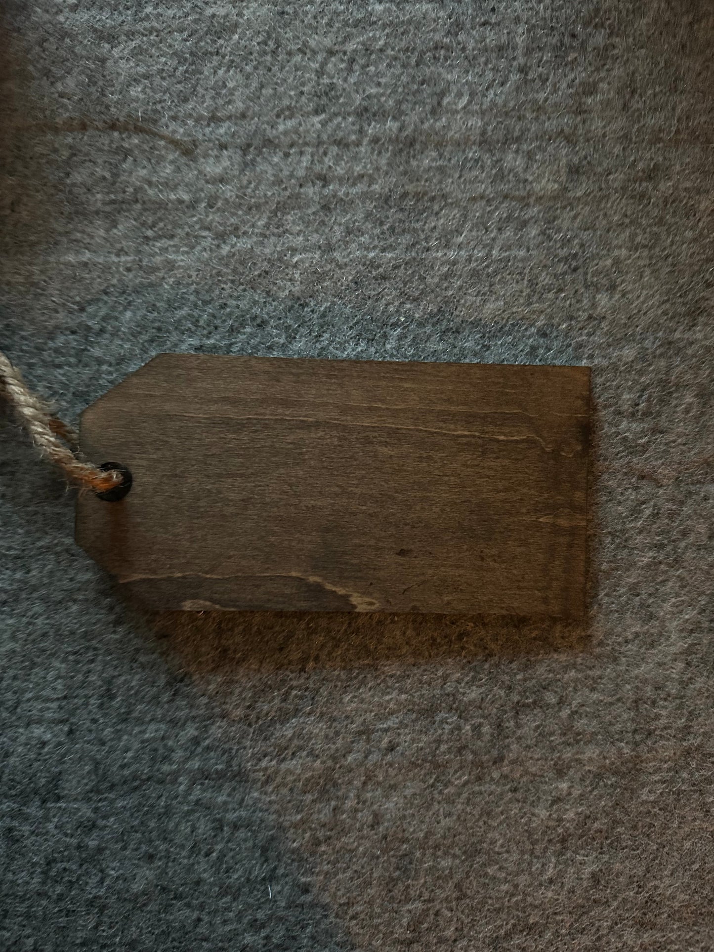 Jumbo Christmas Tag - stain finish