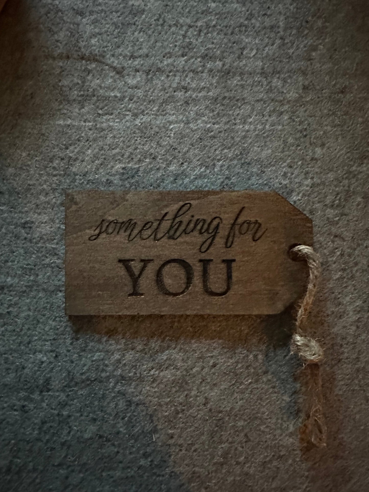 Jumbo Christmas Tag - stain finish