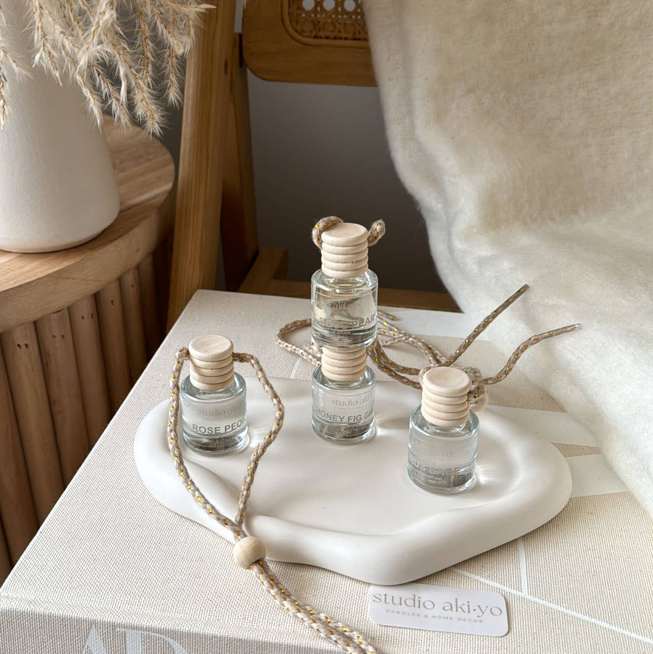 Car Diffuser Honey Fig + Ginger | Hanging Air Diffuser: Honey Fig + Ginger