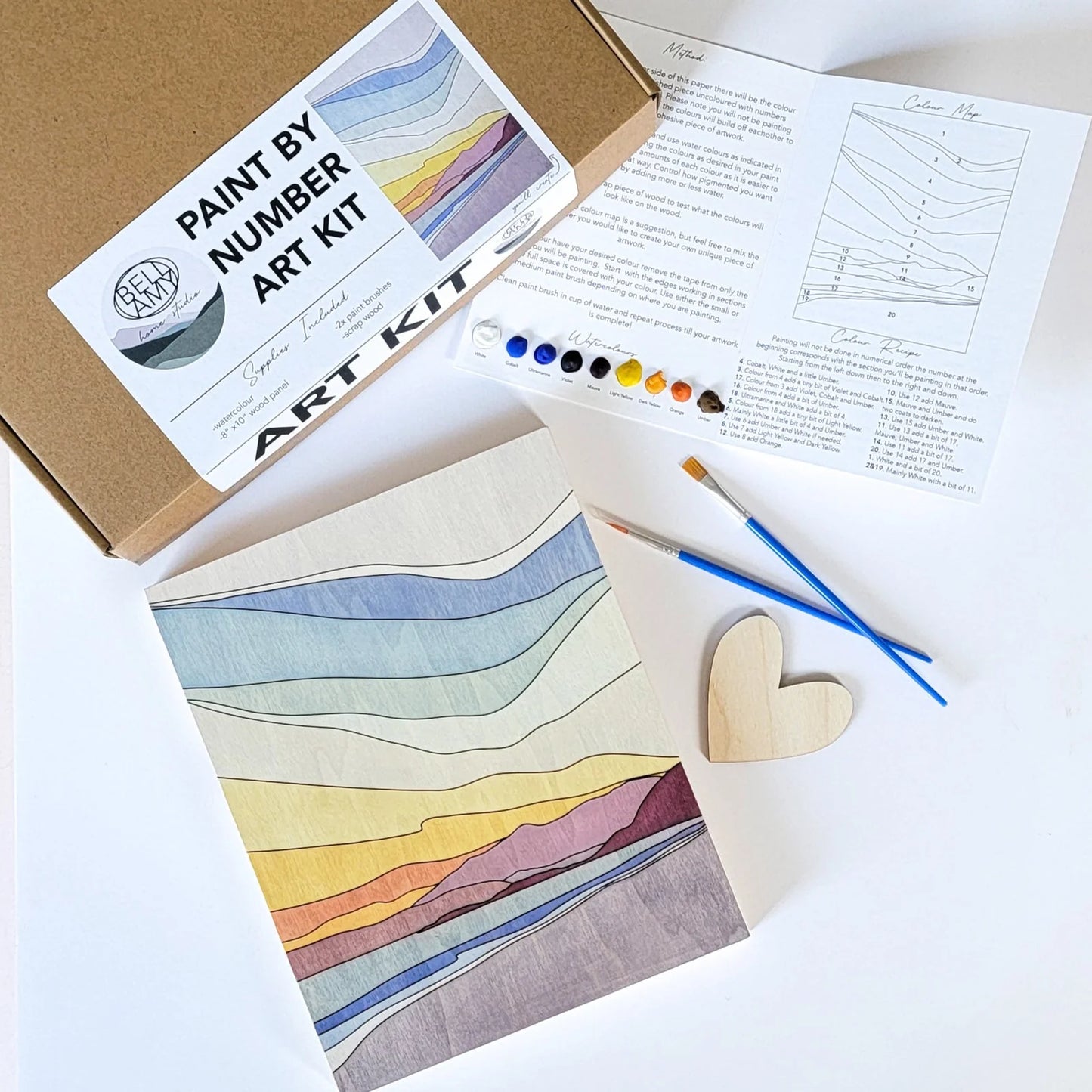 Paint by Number Art Kit - Chesterman Beach, Tofino