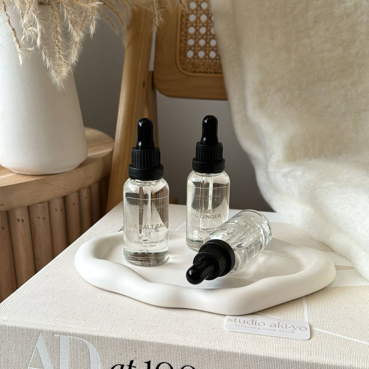 Car Diffuser Refill Sea Salt + Sage | Car Air Freshener: Sea Salt + Sage