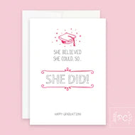 She believed she could - so she did