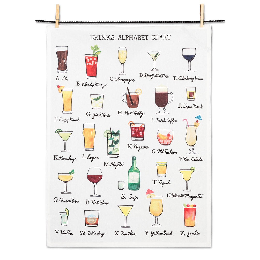 The Alphabet in Drinks