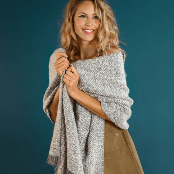Orla Cosy Scarf in Slate