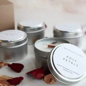 Rose Petal Candle