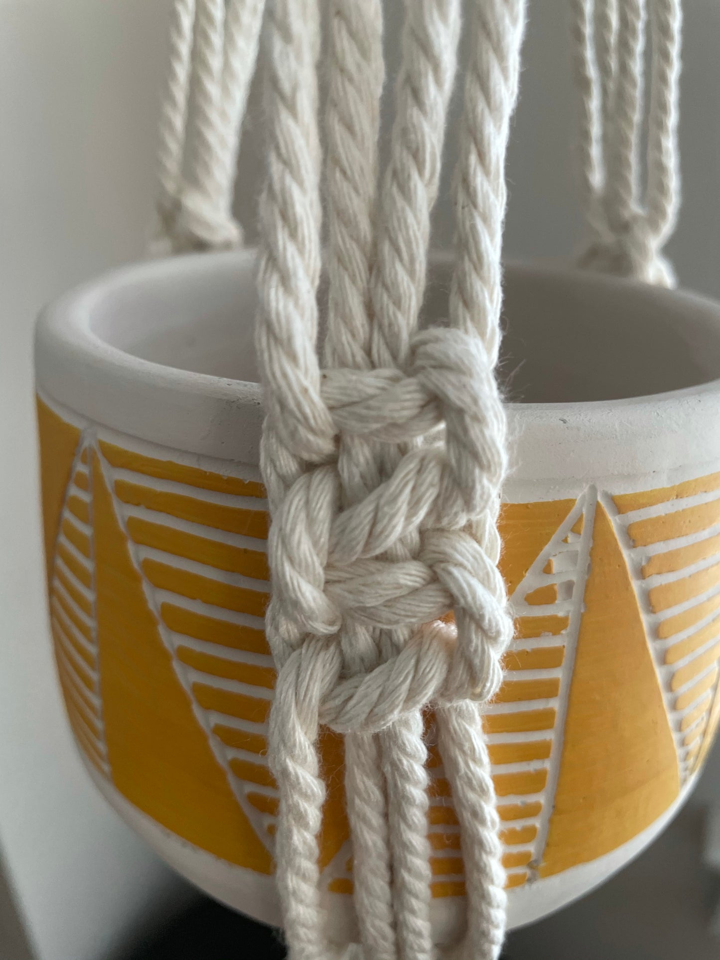 Square Knot Macrame Plant Hanger