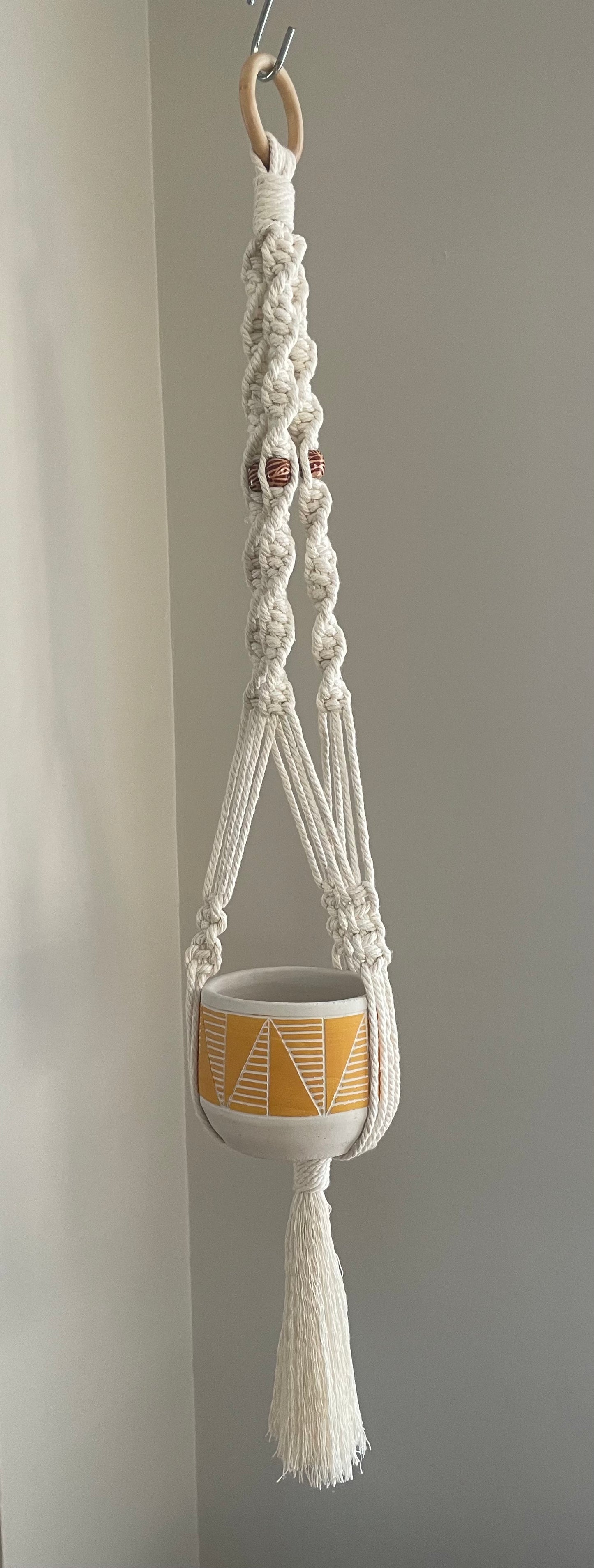 Spiral Macrame Plant Hanger