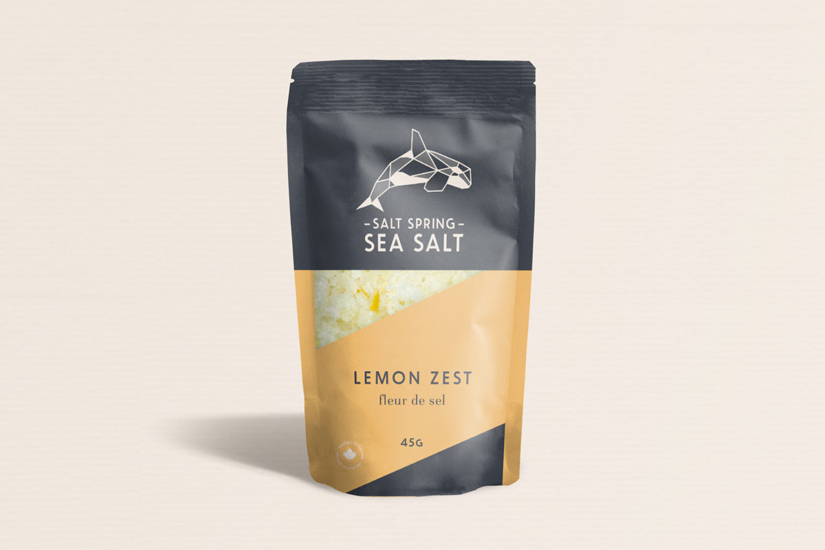 Salt Spring Sea Salt - Lemon Zest