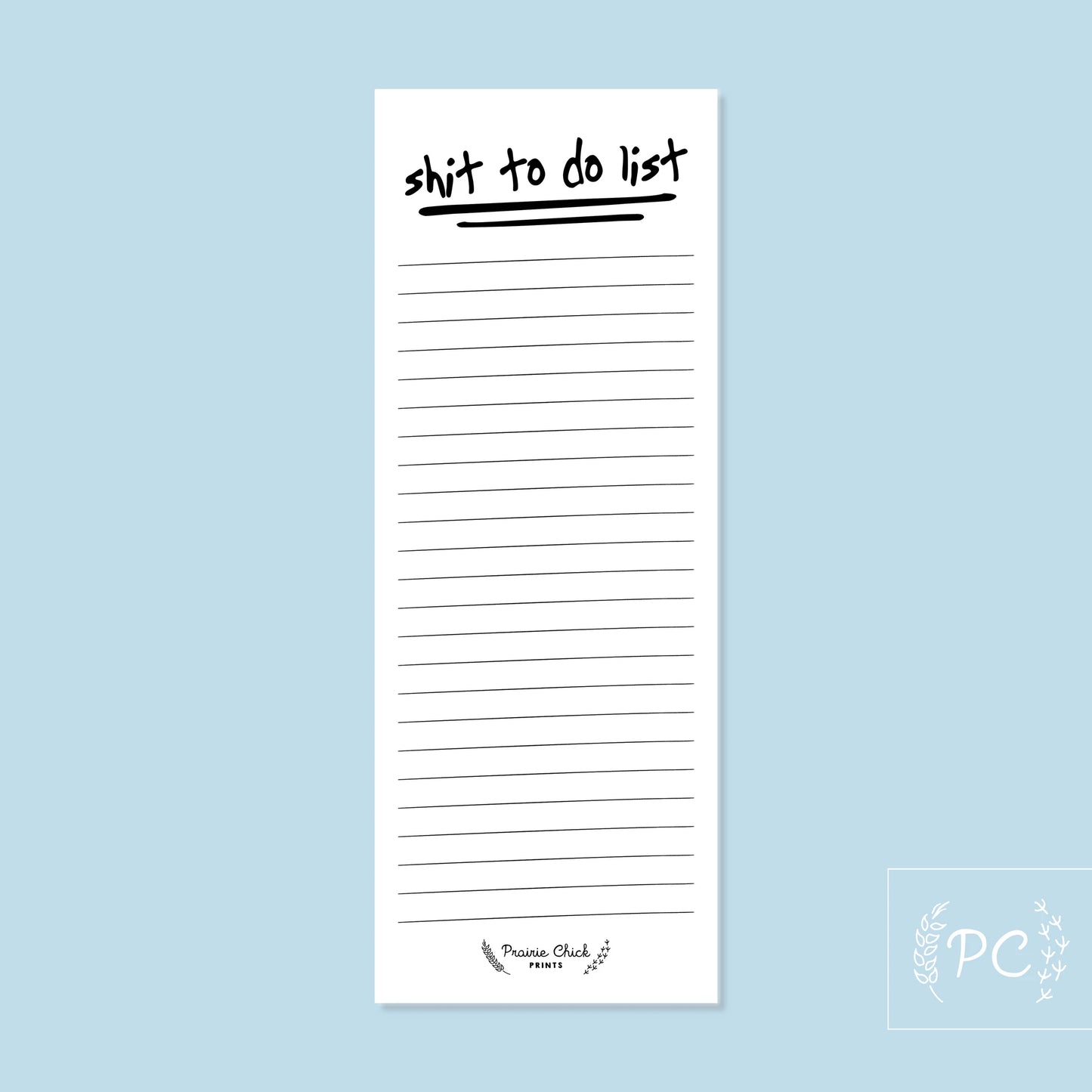 sh** to do list