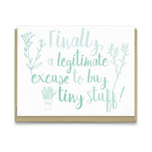 Tiny Stuff - greeting card