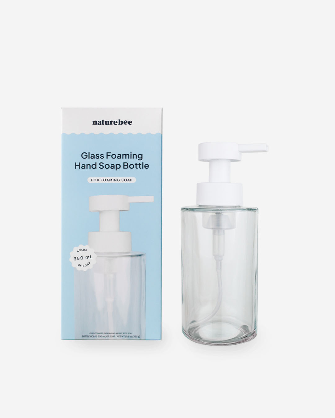 Glass Foaming Hand Soap Bottle