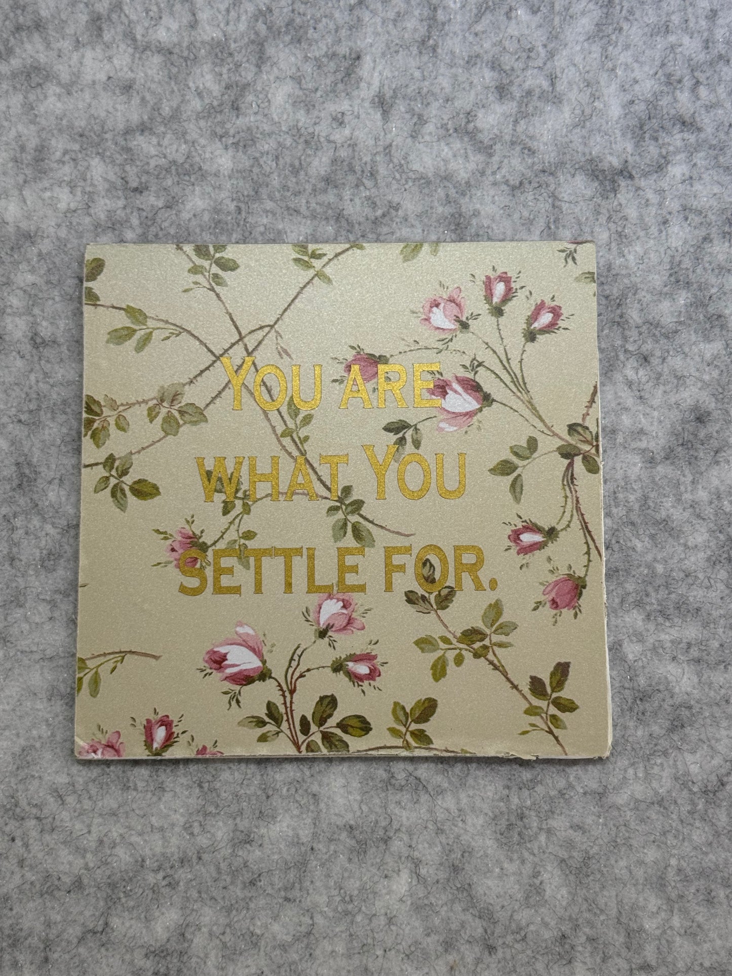 Mini wall plaque