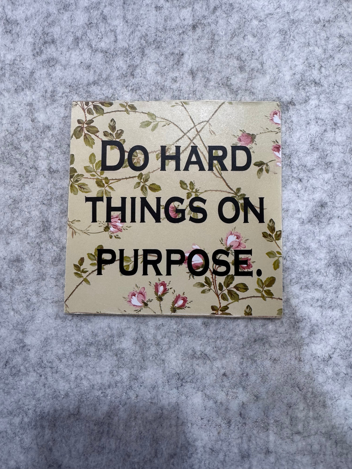 Mini wall plaque
