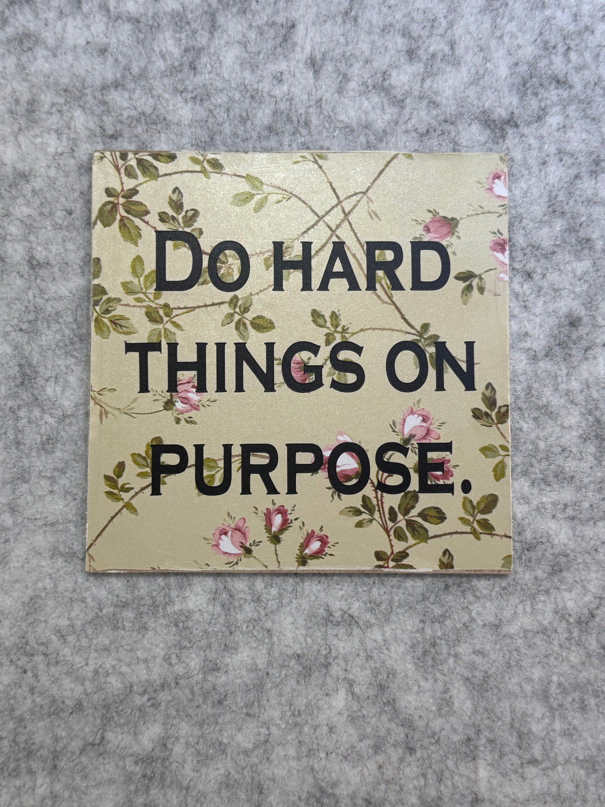 Mini wall plaque