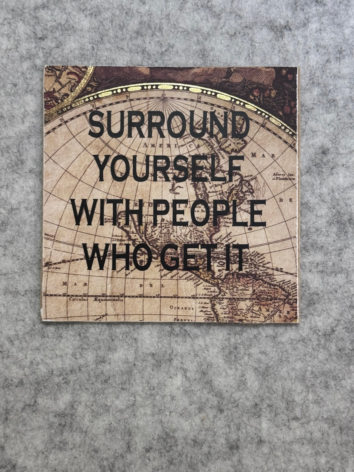 Mini wall plaque