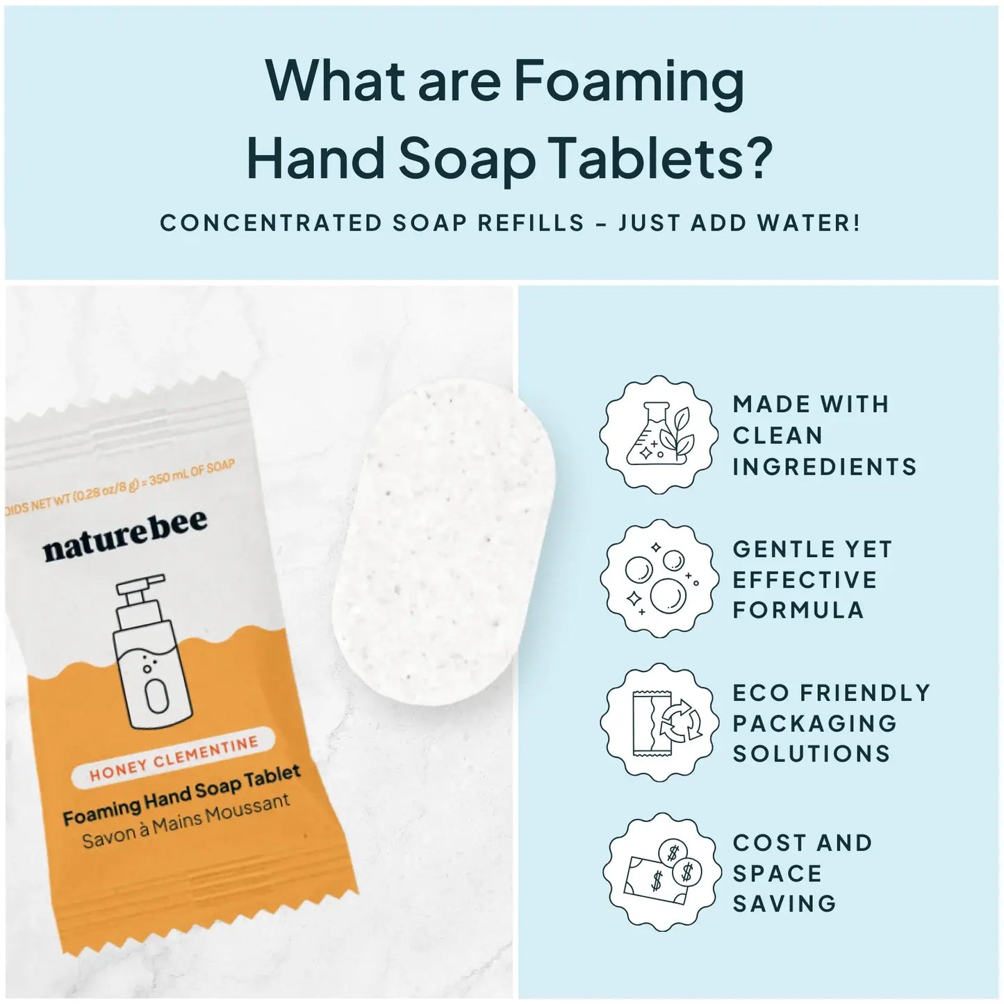 Concentrated Foaming Hand Soap Refills: Warm Coconut