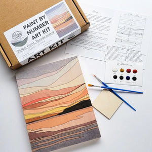 Paint by Number Art Kit - Shelter Point, Texada Island