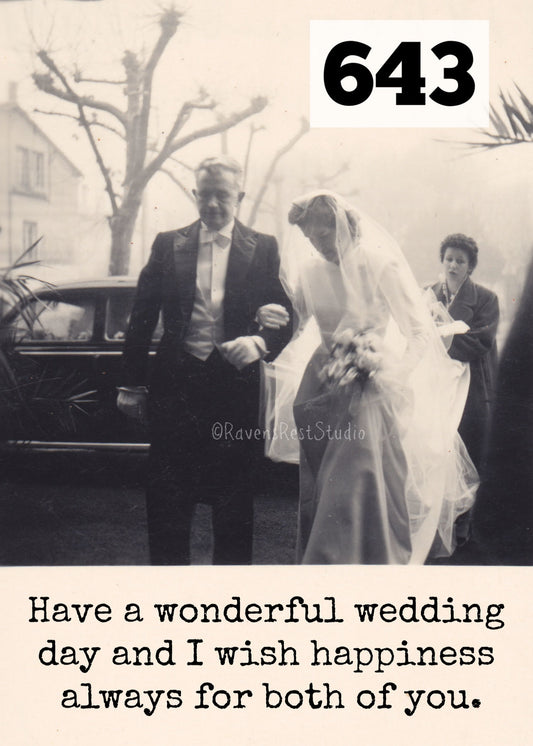Have a wonderful wedding day