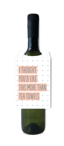 More than Tea Towels - Wine Tag