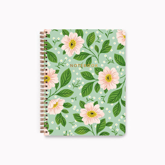Rosa Floral Spiral Notebook