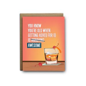 Asked for ID - Birthday Card