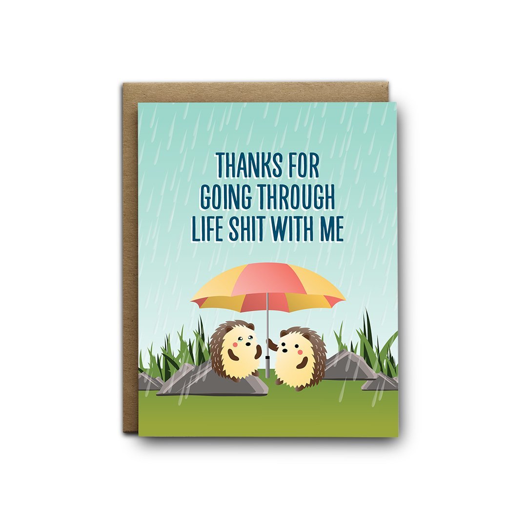 Life shit  - Greeting Card