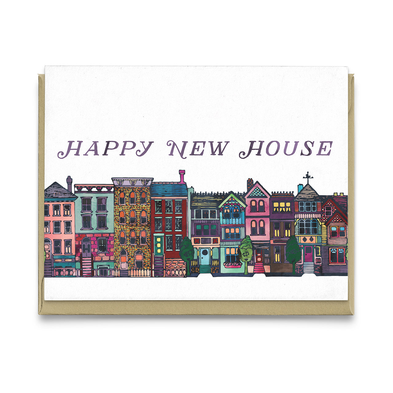 Happy New House - greeting card