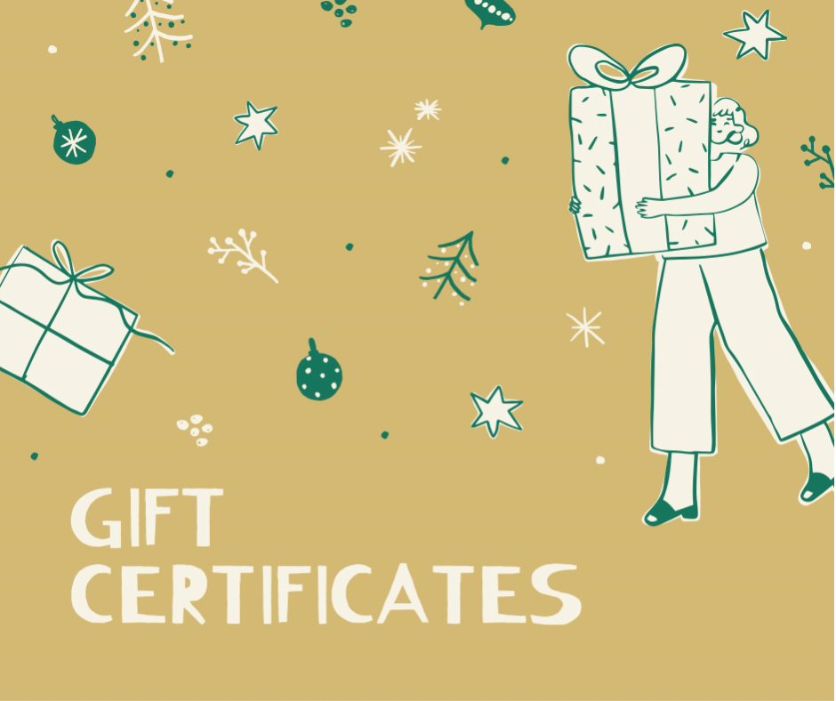 Gift certificates