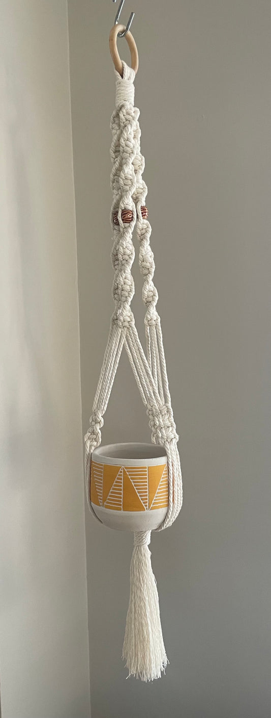 Spiral Macrame Plant Hanger