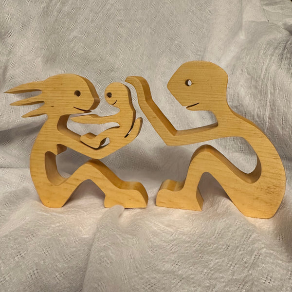 Wood cutout silhouette