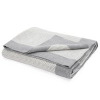 Jacquard cotton throw