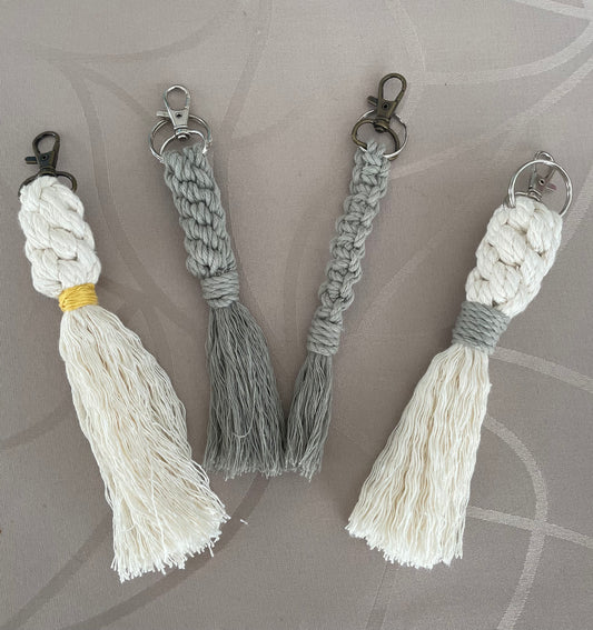 Macrame key holders