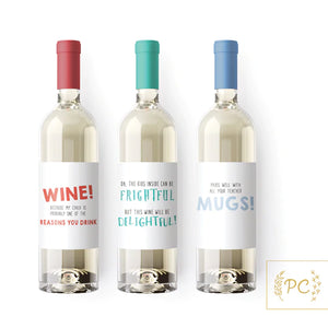 Teachers Assemblage - wine labels