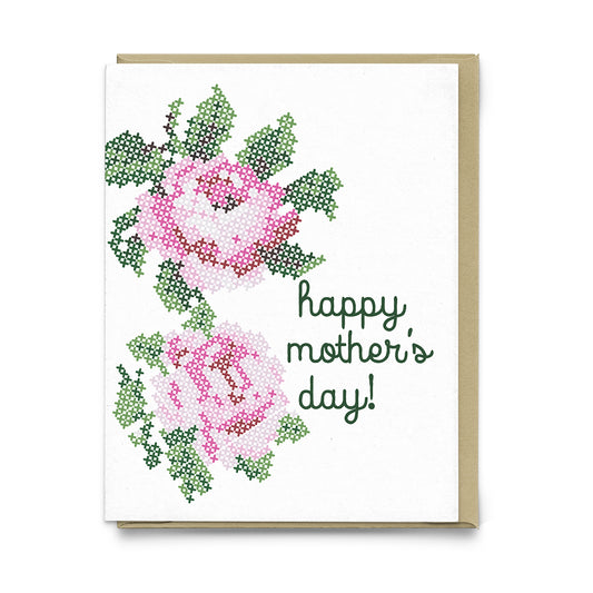 Mothers Day - Stitches - greeting card