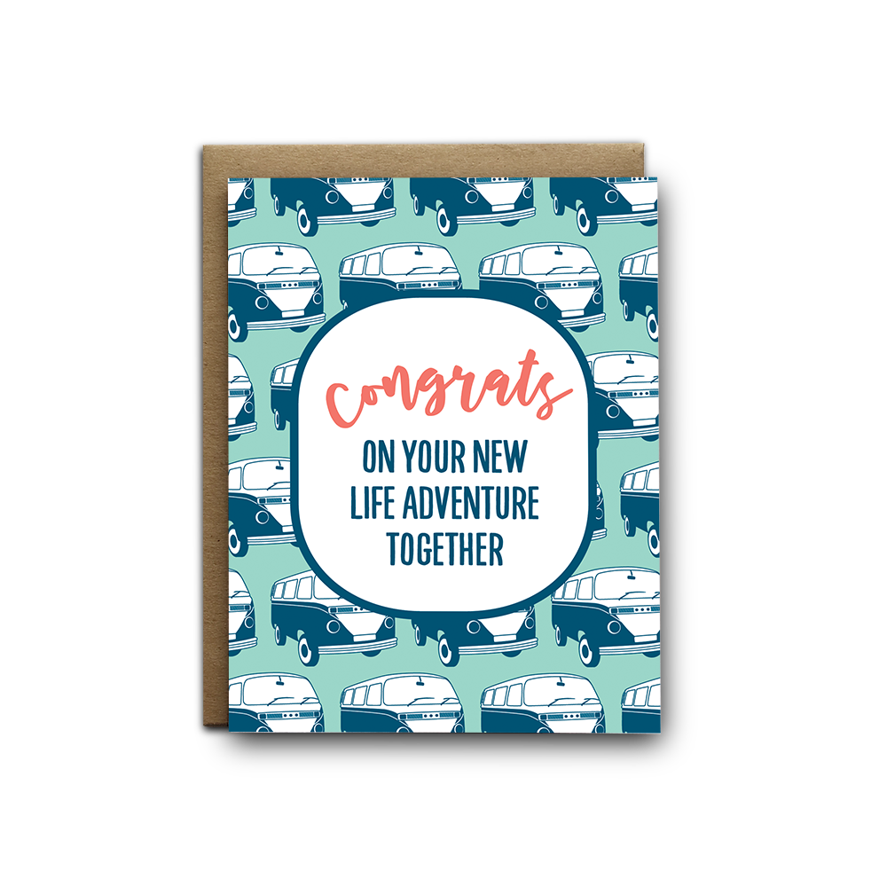 Married Life Adventure - Wedding Card