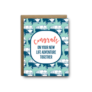 Married Life Adventure - Wedding Card
